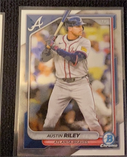 2024 Bowman Chrome #28 Austin Riley — front