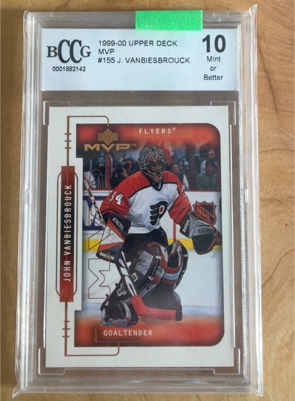 1999-00 Upper Deck MVP #155 John Vanbiesbrouck — front