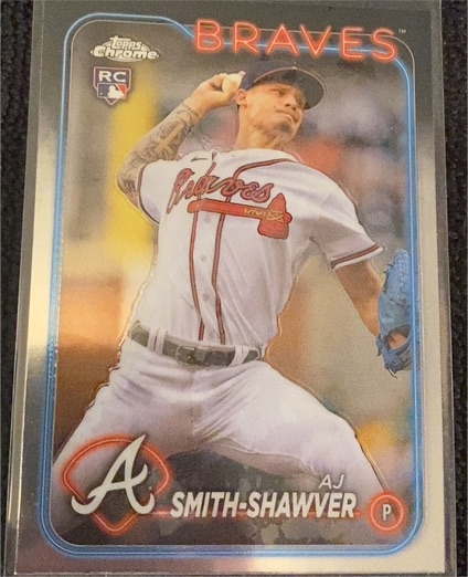 2024 Topps Chrome #19 AJ Smith-Shawver — front
