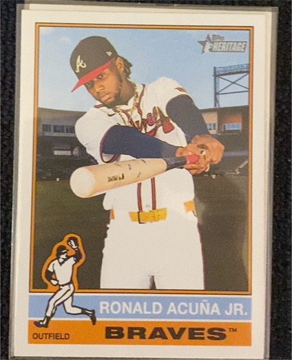 2025 Topps Heritage #367 Ronald Acuña Jr. — front