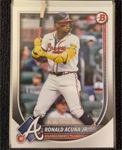 2025 Bowman #21 Ronald Acuña Jr. — front