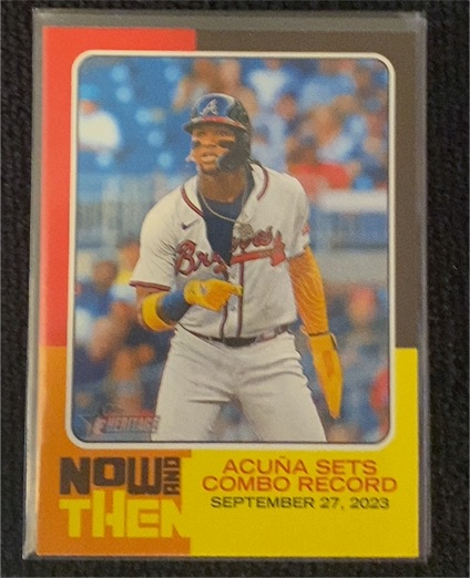 2024 Topps Heritage High Number #NAT-1 Ronald Acuña Jr. — front