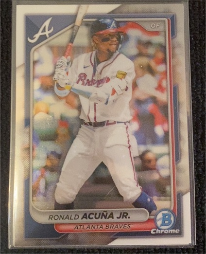 2024 Bowman Chrome #29 Ronald Acuña Jr. Atlanta Braves — front