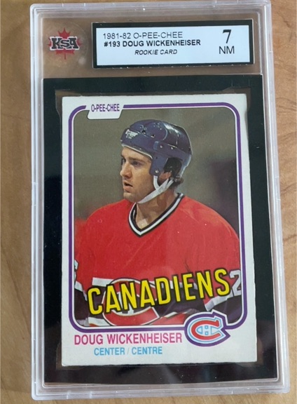 1981-82 O-Pee-Chee #193 Doug Wickenheiser — front