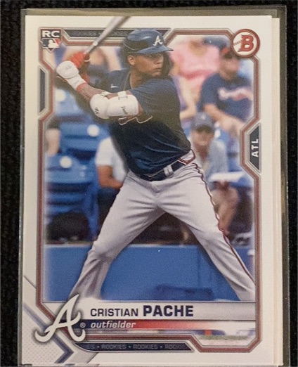 2021 Bowman #36 Cristian Pache — front