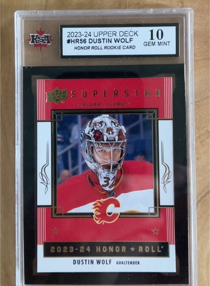 2023-24 Upper Deck Honor Roll #HR56 Dustin Wolf — front