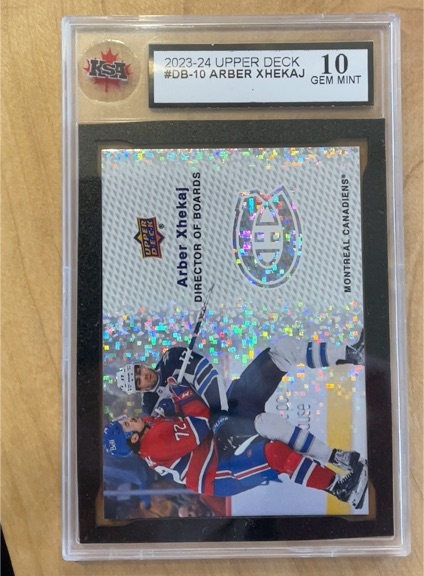 2023-24 Upper Deck #DB-10 Arber Xhekaj — front