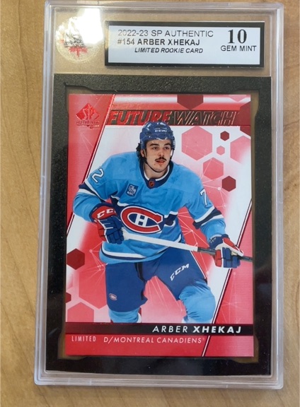 2022-23 SP Authentic #154 Arber Xhekaj — front
