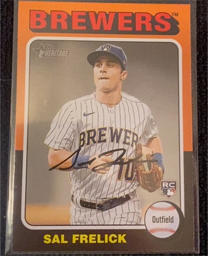 2024 Topps Heritage #451 Sal Frelick — front