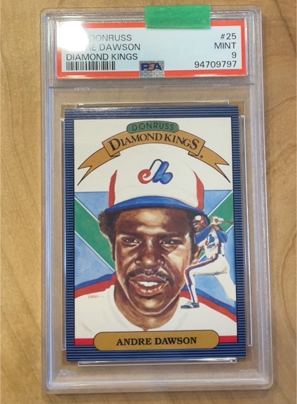 1986 Donruss Diamond Kings #25 Andre Dawson — front