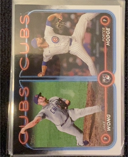 2024 Topps Update #US106 Porter Hodge / Jake Wong Rookie Combo — front