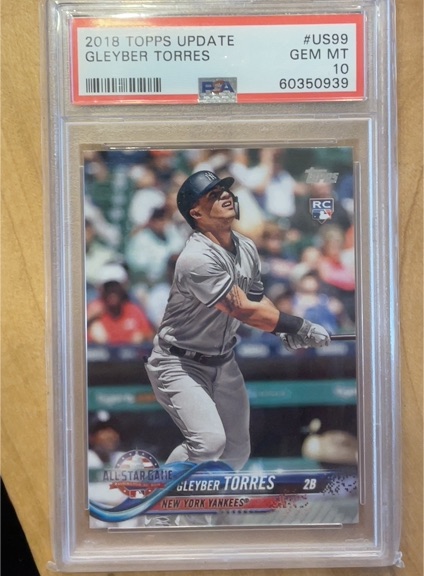 2018 Topps Update #US99 Gleyber Torres — front