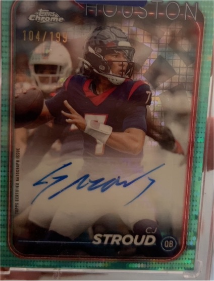 2024 Topps Chrome #104 C.J. Stroud — front