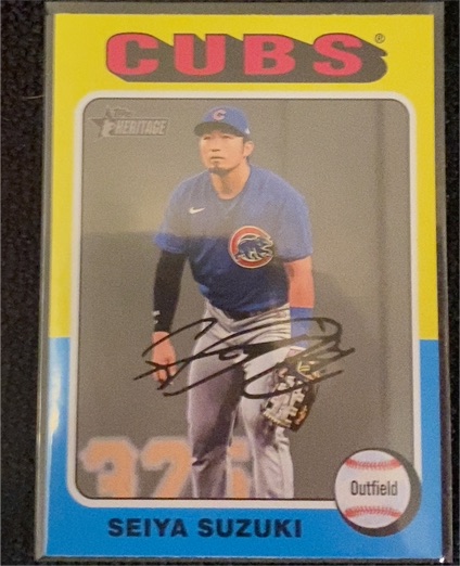 2024 Topps Heritage #472 Seiya Suzuki — front