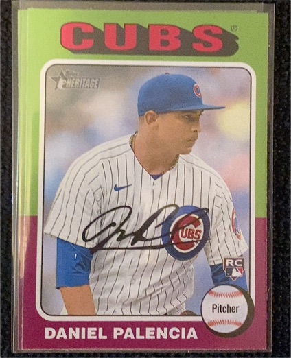 2024 Topps Heritage #491 Daniel Palencia — front