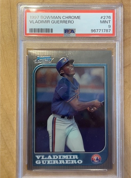 1997 Bowman Chrome #276 Vladimir Guerrero — front
