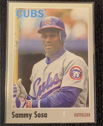 2024 Topps Archives #161 Sammy Sosa Chicago Cubs — front