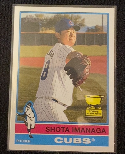 2025 Topps Heritage #399 Shota Imanaga — front