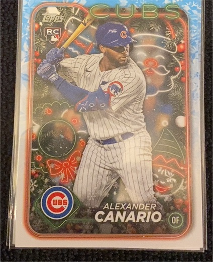 2024 Topps Holiday #H86 Alexander Canario — front