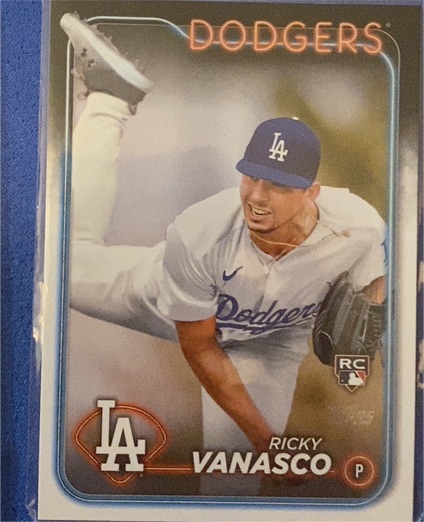 2024 Topps Update #US38 Ricky Vanasco — front