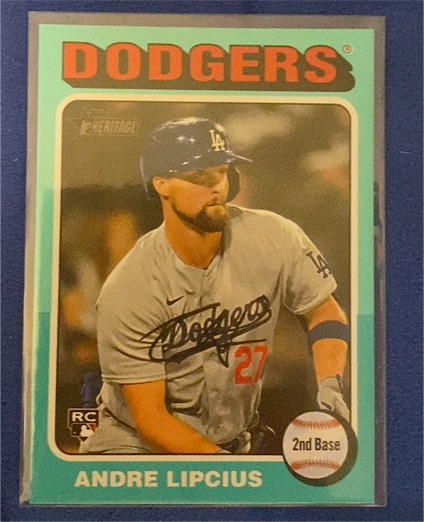 2024 Topps Heritage High Number #699 Andre Lipcius — front