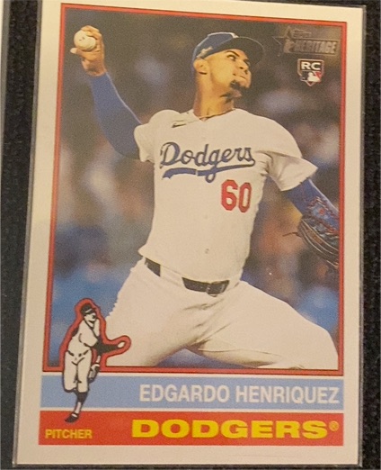 2025 Topps Heritage #180 Edgardo Henriquez — front
