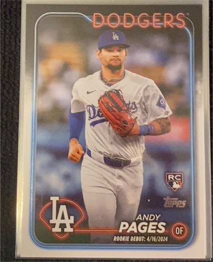2024 Topps Update #US108 Andy Pages — front