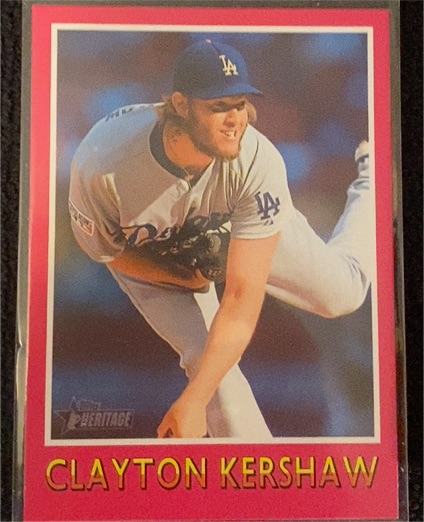 2024 Topps Heritage #75BS-20 Clayton Kershaw — front