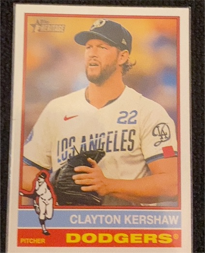 2025 Topps Heritage #64 Clayton Kershaw — front