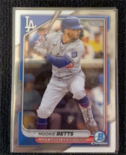 2024 Bowman Chrome #62 Mookie Betts — front