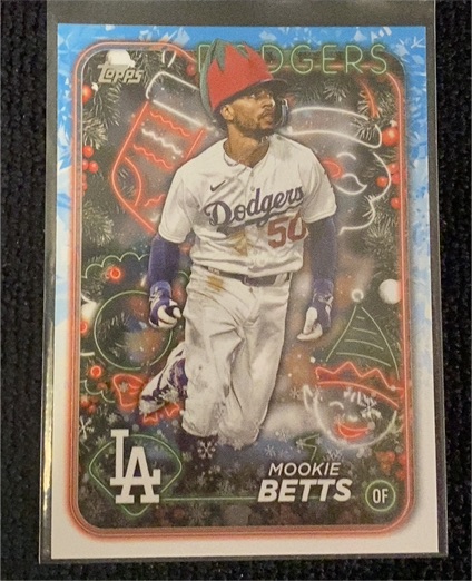 2024 Topps Holiday #H135 Mookie Betts — front