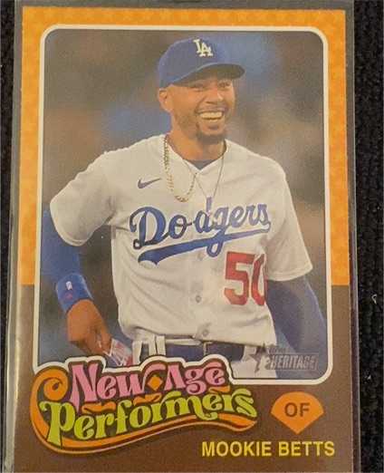 2024 Topps Heritage New Age Performers #NAP-23 Mookie Betts — front