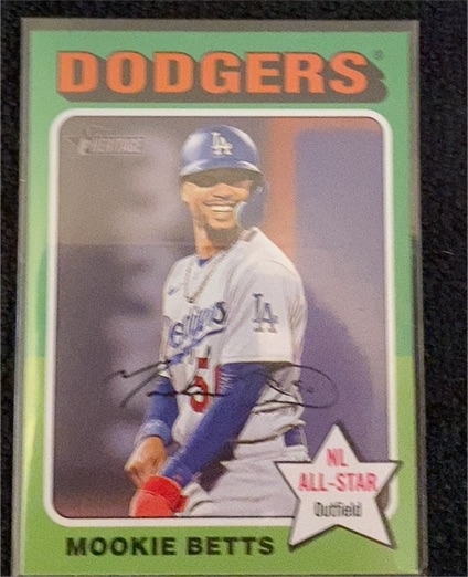 2024 Topps Heritage #499 Mookie Betts — front