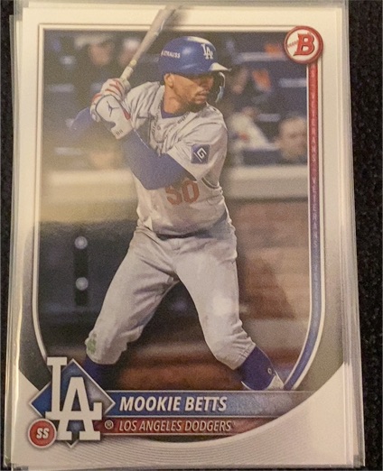 2025 Bowman #16 Mookie Betts — front