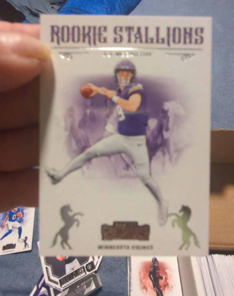 2024 Panini Contenders Rookie Stallions #9 J.J. McCarthy — front