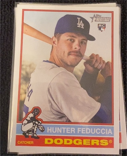 2025 Topps Heritage #277 Hunter Feduccia — front