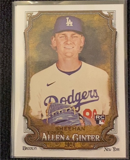 2024 Topps Allen & Ginter #19 Emmet Sheehan — front