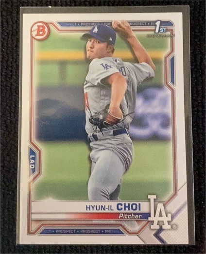 2021 Bowman #BP-130 Hyun-Il Choi — front