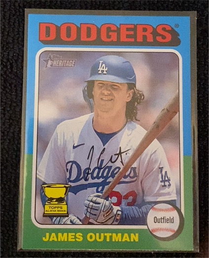 2024 Topps Heritage #413 James Outman — front