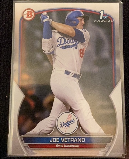 2023 Bowman Draft #BD-91 Joe Vetrano — front
