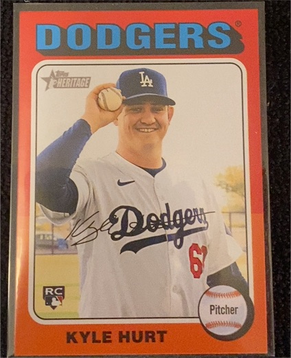 2024 Topps Heritage High Number #609 Kyle Hurt — front