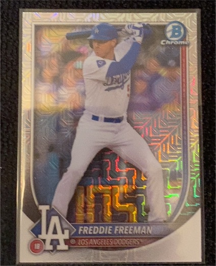 2025 Bowman Chrome #5 Freddie Freeman — front