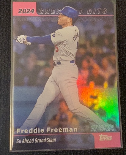 2025 Topps Series 1 #GH-10 Freddie Freeman 2024 Greatest Hits — front