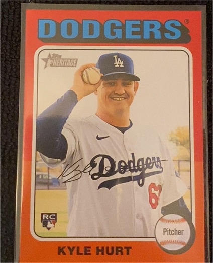 2024 Topps Heritage High Number #609 Kyle Hurt — front