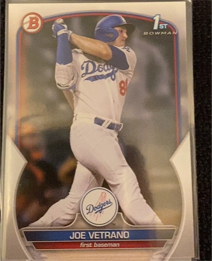 2023 Bowman Draft #BD-91 Joe Vetrano — front