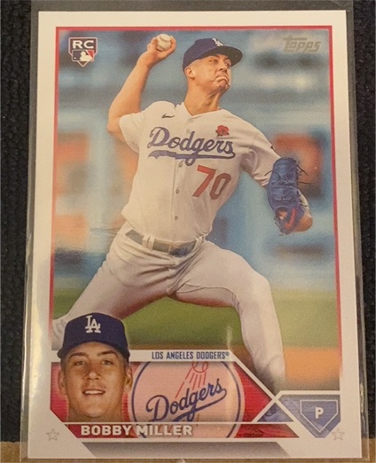 2023 Topps Update #US188 Bobby Miller — front