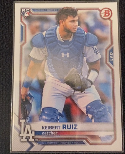 2021 Bowman #38 Keibert Ruiz — front