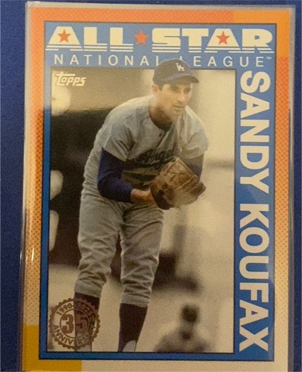 1990 Topps All-Star #90AS-46 Sandy Koufax — front