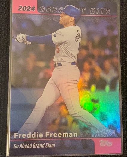 2025 Topps Series 1 2024 Greatest Hits #GH-10 Freddie Freeman — front