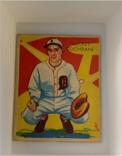 1934 Diamond Stars #9 Mickey Cochrane — front